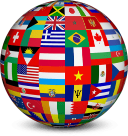 Language globe