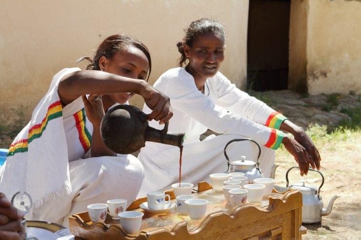 Ethiopische koffie traditie