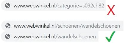 Webwinkel URL