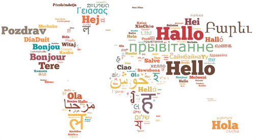 language worldmap
